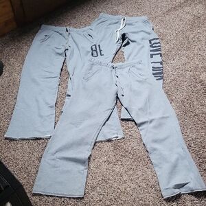 X3 Victorias Secret PINK Boyfriend Sweatpants XS